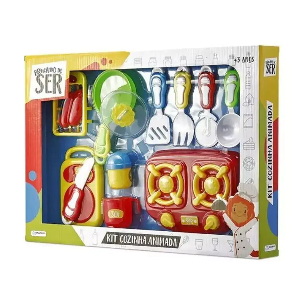 Brincando de Ser Cozinha Animada com Acessórios Multikids - BR955