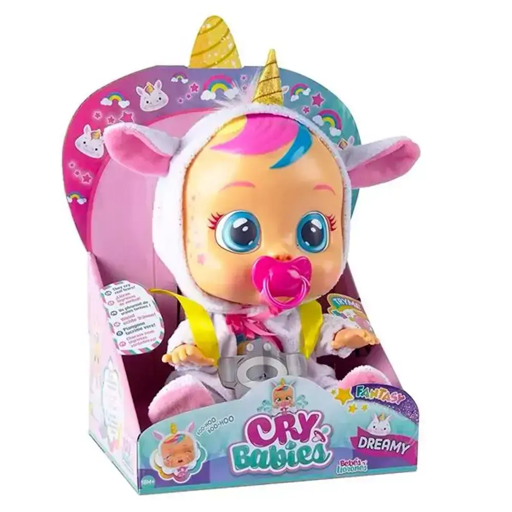 Boneca Cry Babies - Sons e Lágrimas de Verdade - Dreamy - Multikids