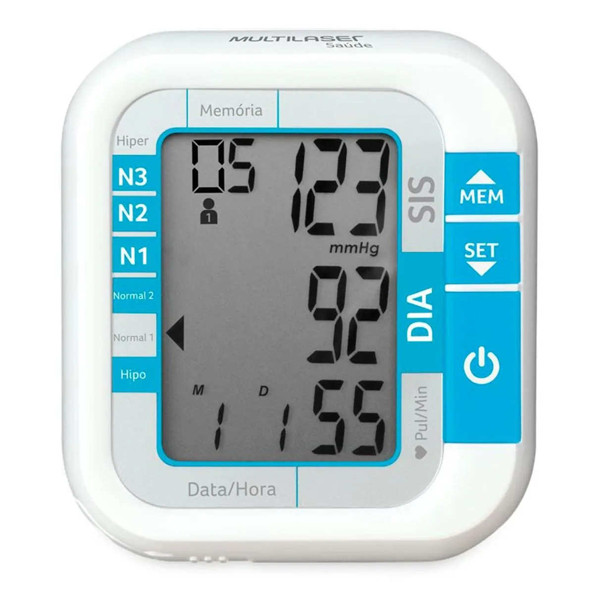 Monitor de Pressão Arterial Digital de Pulso HC204 Multilaser