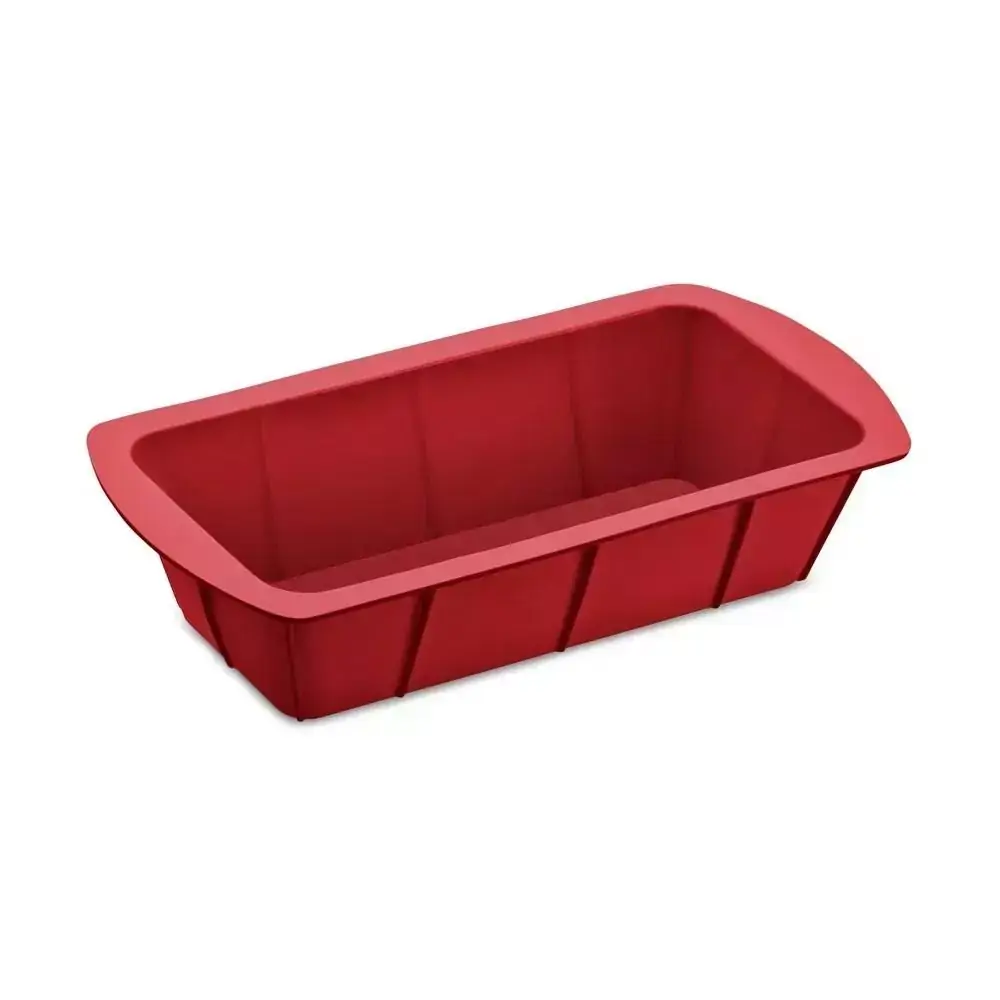 Forma de Silicone Pão 20 cm Vermelha 1 UN UP Home