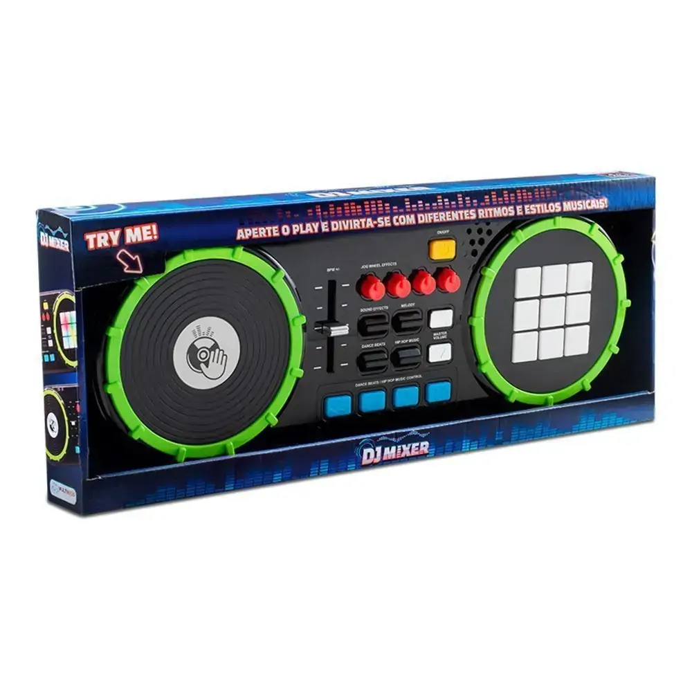 Dj Mixer Painel De Led Multikids Br1175