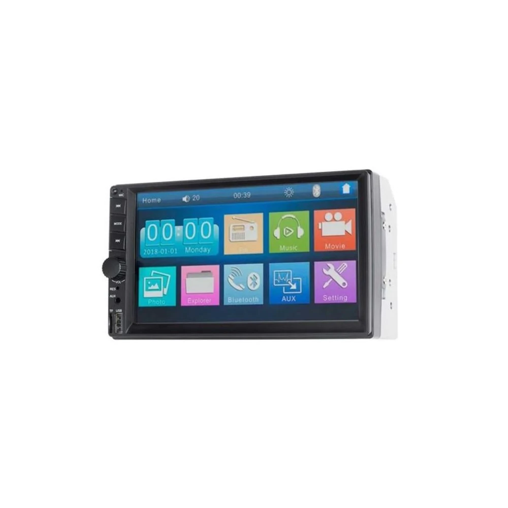 Central Multimídia Universal Evolve 7 Pol. 2 Din/Mp5/Bluetooth 4X35W - MULTILASER GP348