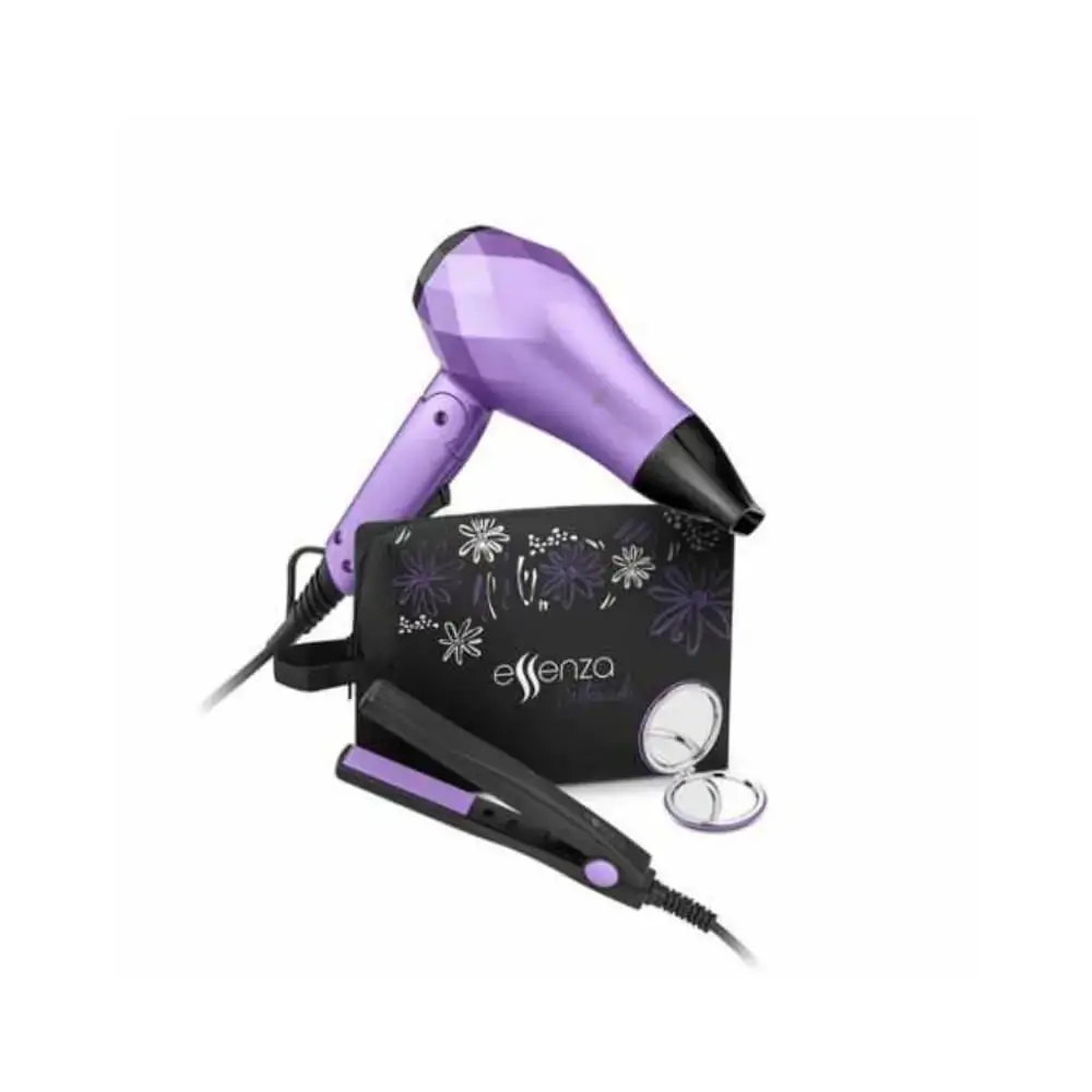 KIT SECADOR E PRANCHA DE VIAGEM  ESSENZA MULTILASER EB052