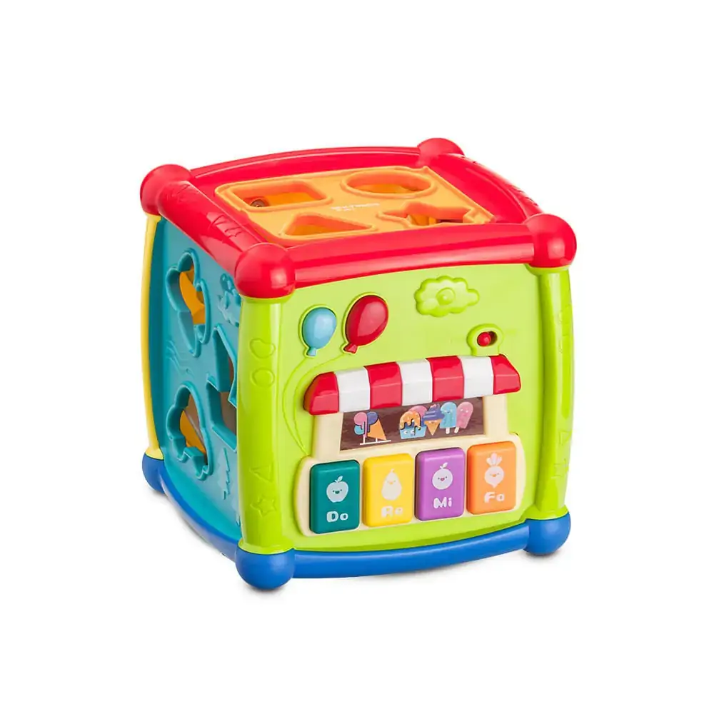 Cubo de Atividades Com Som e 11 Blocos Multikids Baby - BR1241
