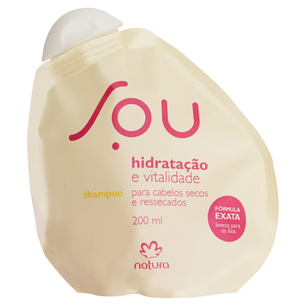 Shampoo Natura Sou Hidratação E Vitalidade Sachê 200ml