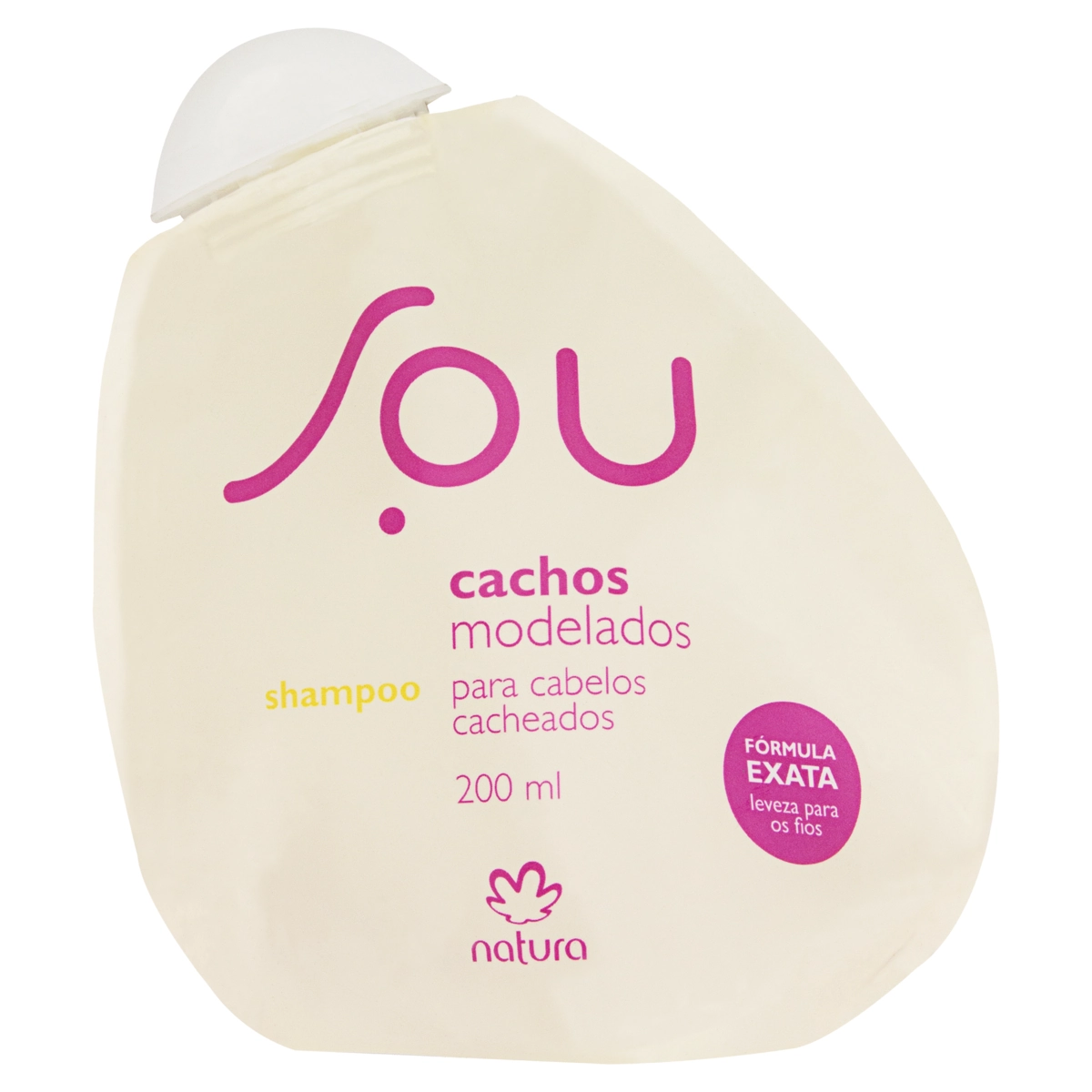 Shampoo Natura Sou Cachos Modelados Sachê 200ml