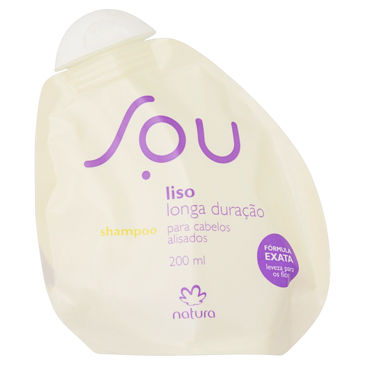 Shampoo Natura Sou Liso Longa Duração Sachê 200ml