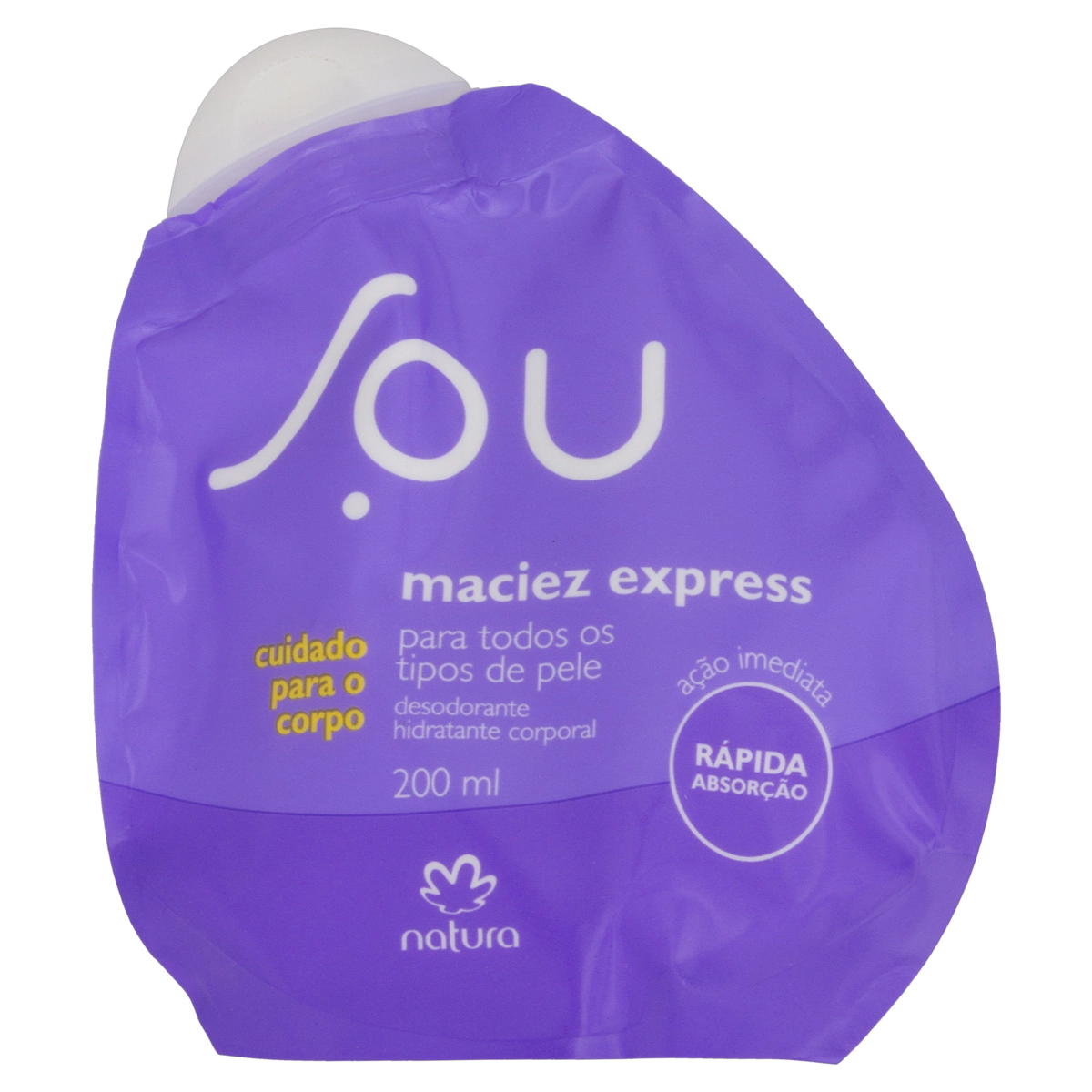 Desodorante Hidratante Maciez Express Natura Sou Sachê 200ml