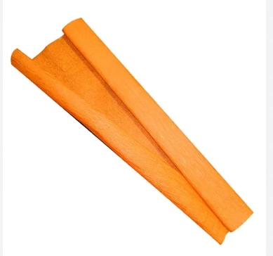Papel Crepom Comum Laranja 48cmx2m Vmp