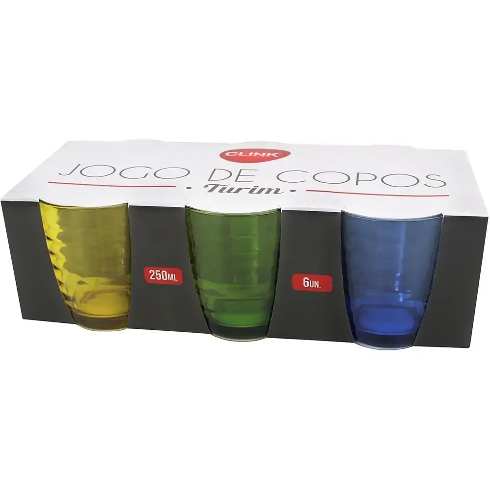 Jogo Copo Verde Turim Color 6 Pcs