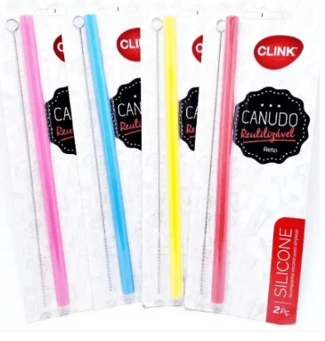 Kit Canudo Reto Sil.e Escova Ck3103