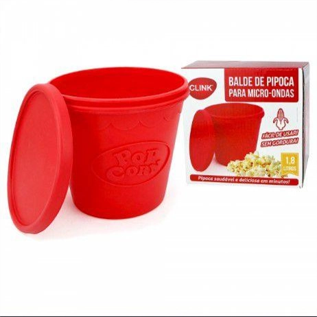 Balde Pipoca Silic C