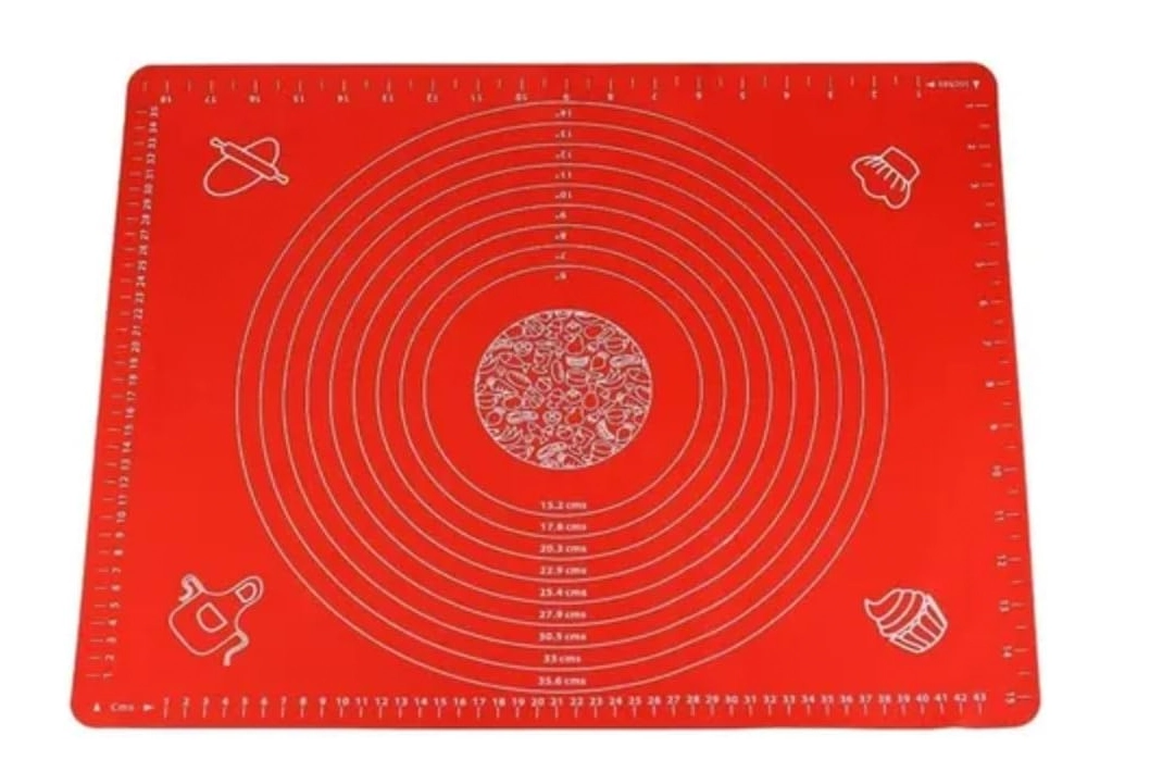 Tapete Culinário Silicone Antiaderente Massas Bolos 40 X 50