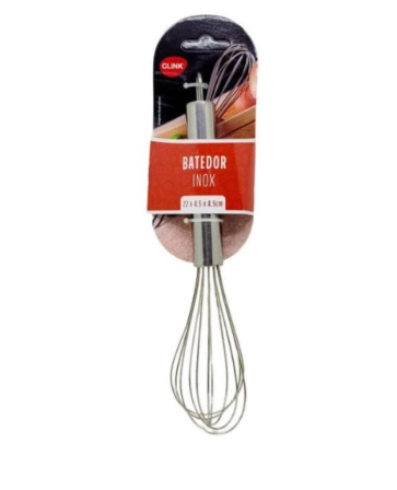 Batedor Manual Inox 22x4,5 Clink