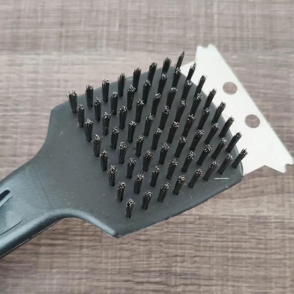 Escova Para Grelha Plastico E Aco Inox 30x7x5,5cm