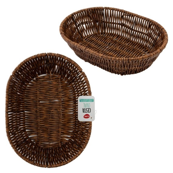 Cesta Pao Oval Plast Pp 27,5 Cm Ck