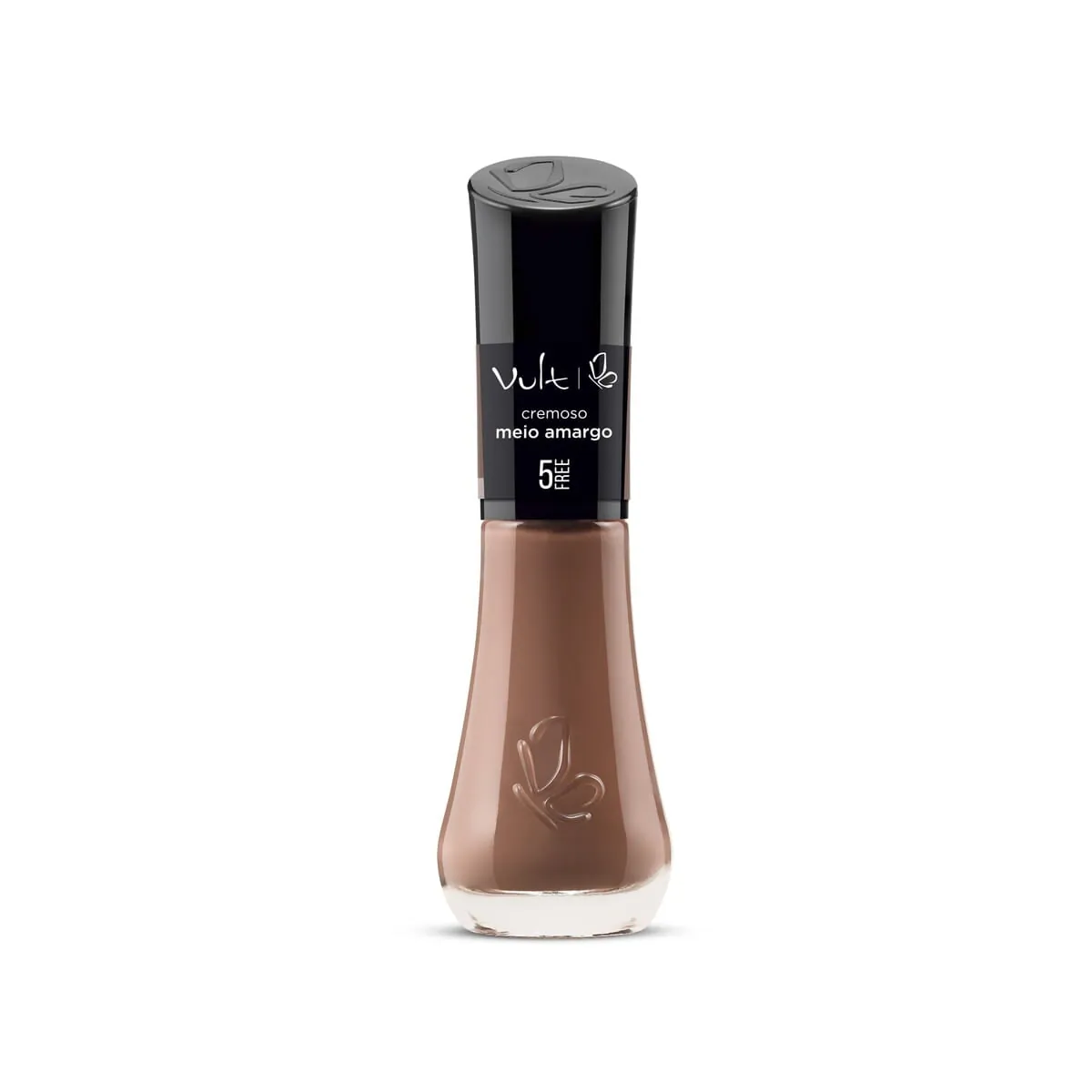 Esmalte Cremoso Meio Amargo Vult 5 Free Frasco 8ml