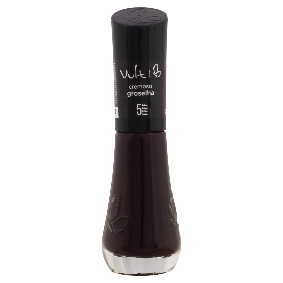 Esmalte Cremoso Groselha Vult 5 Free Frasco 8ml