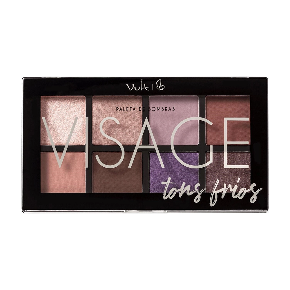 Paleta Vult Makeup De Sombra Subtons Frios 8g