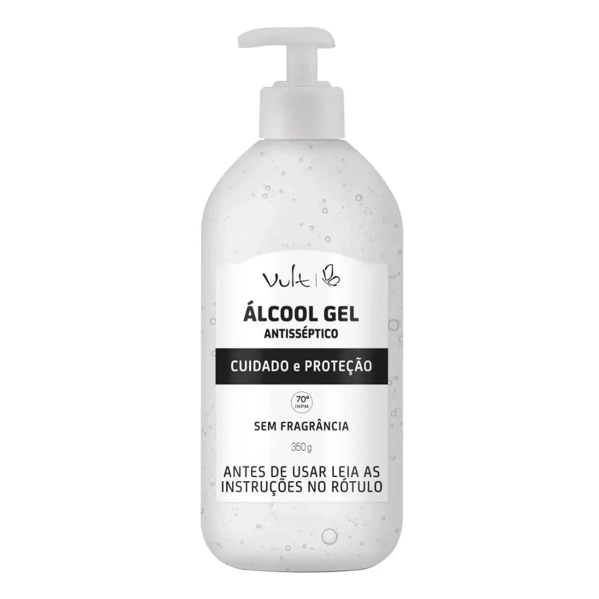 álcool Gel Antisséptivo Vult Sem Fragância