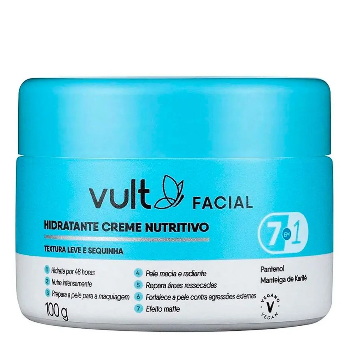 Hidratante Creme Nutritivo Vult Facial 100g