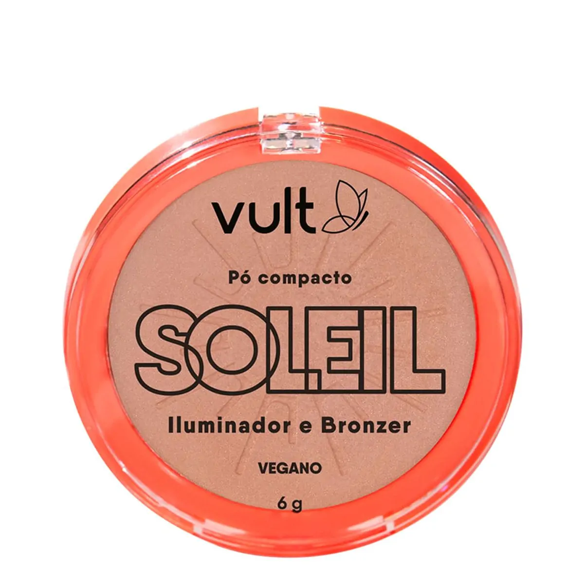 Pó Compacto Iluminador E Bronzer Vult Soleil 6g