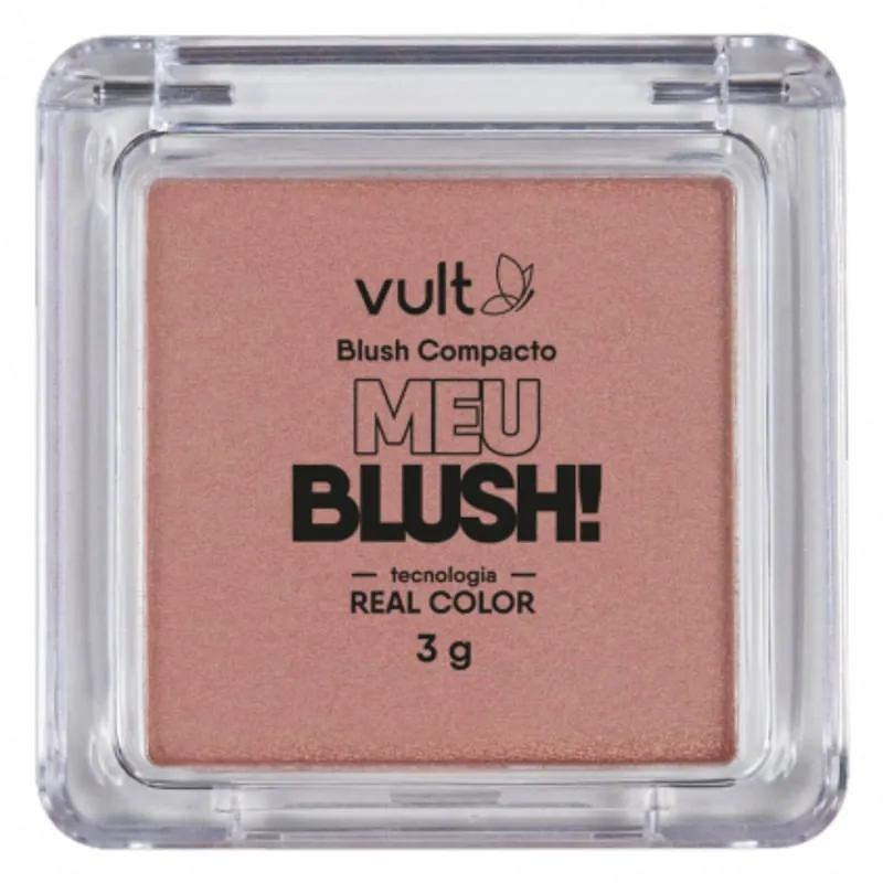 Blush Compacto Vult Meu Blush! Cor Golden Pérolado 3g