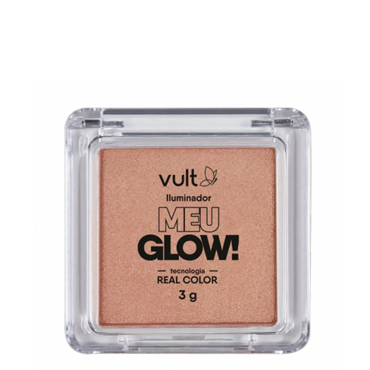 Iluminador Compacto Vult Meu Glow! Cor Bronze 3g