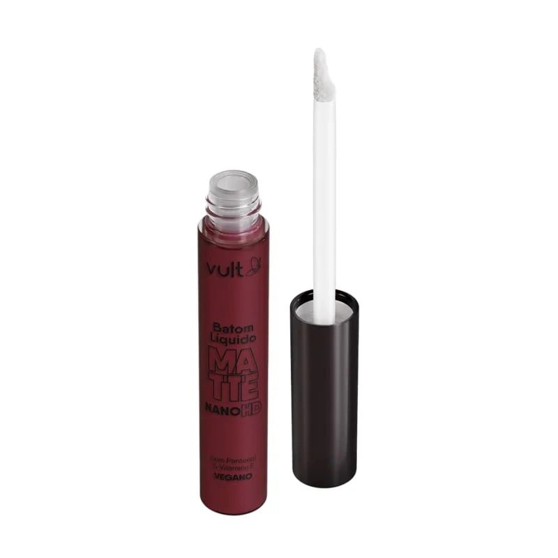 Batom Liquido Vult Matte Nano Hd Bordo 5ml