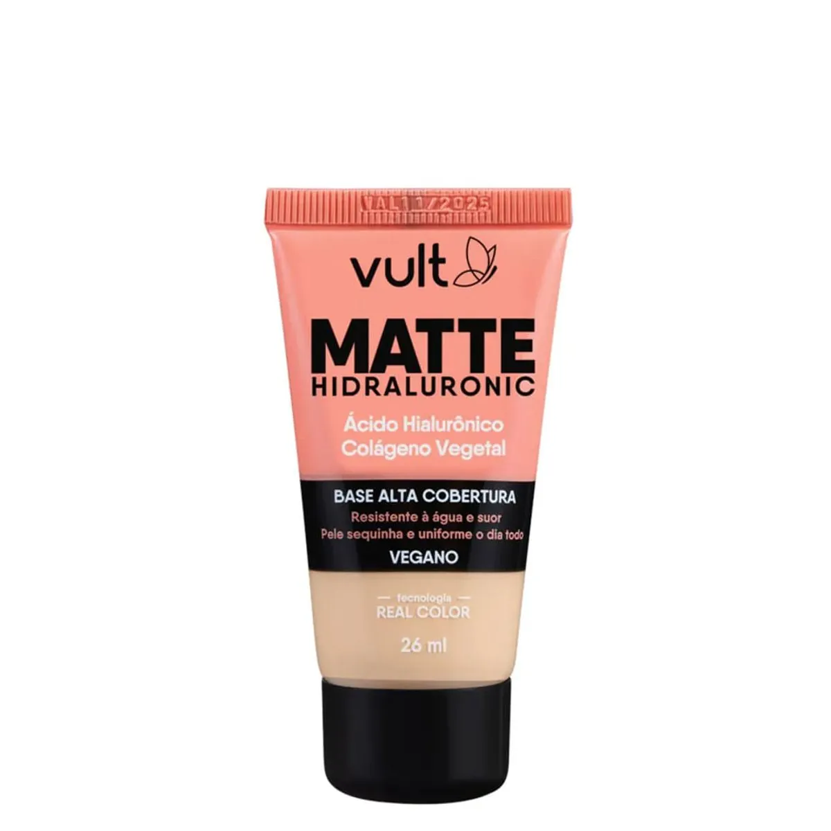 Base Líquida Cor V200 Vult Matte Hidraluronic 26ml