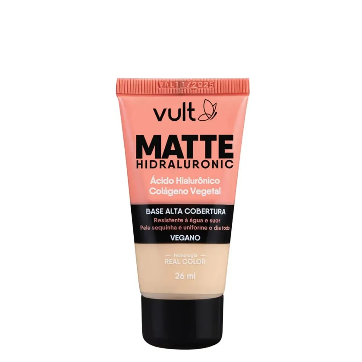 Base Líquida Cor V150 Vult Matte Hidraluronic 26ml