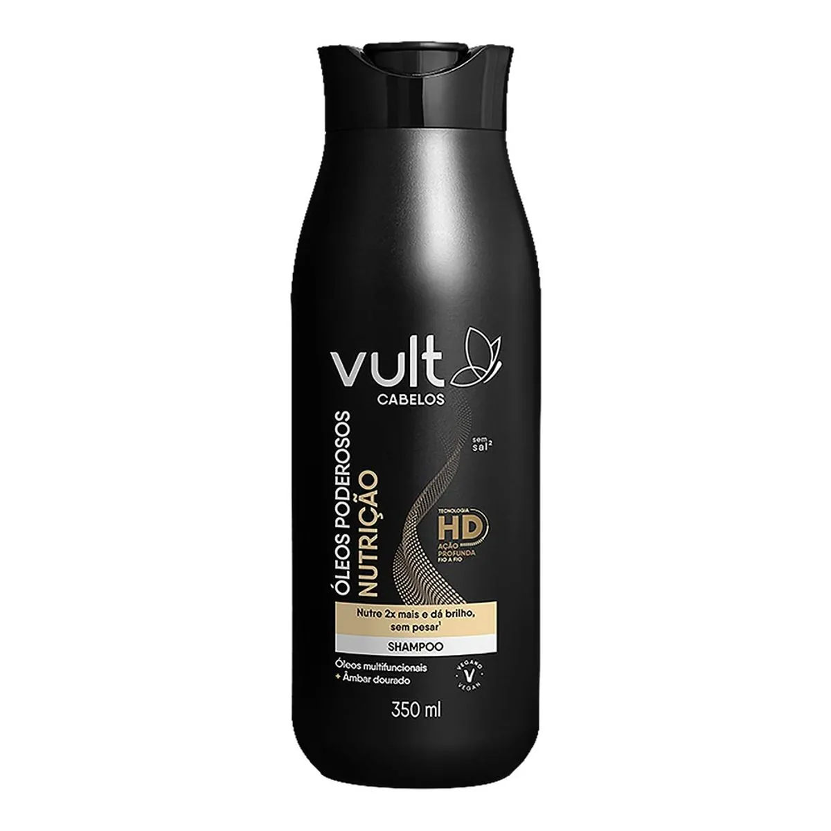 Shampoo Vult Cabelos Óleos Poderosos Nutrição Frasco 350ml