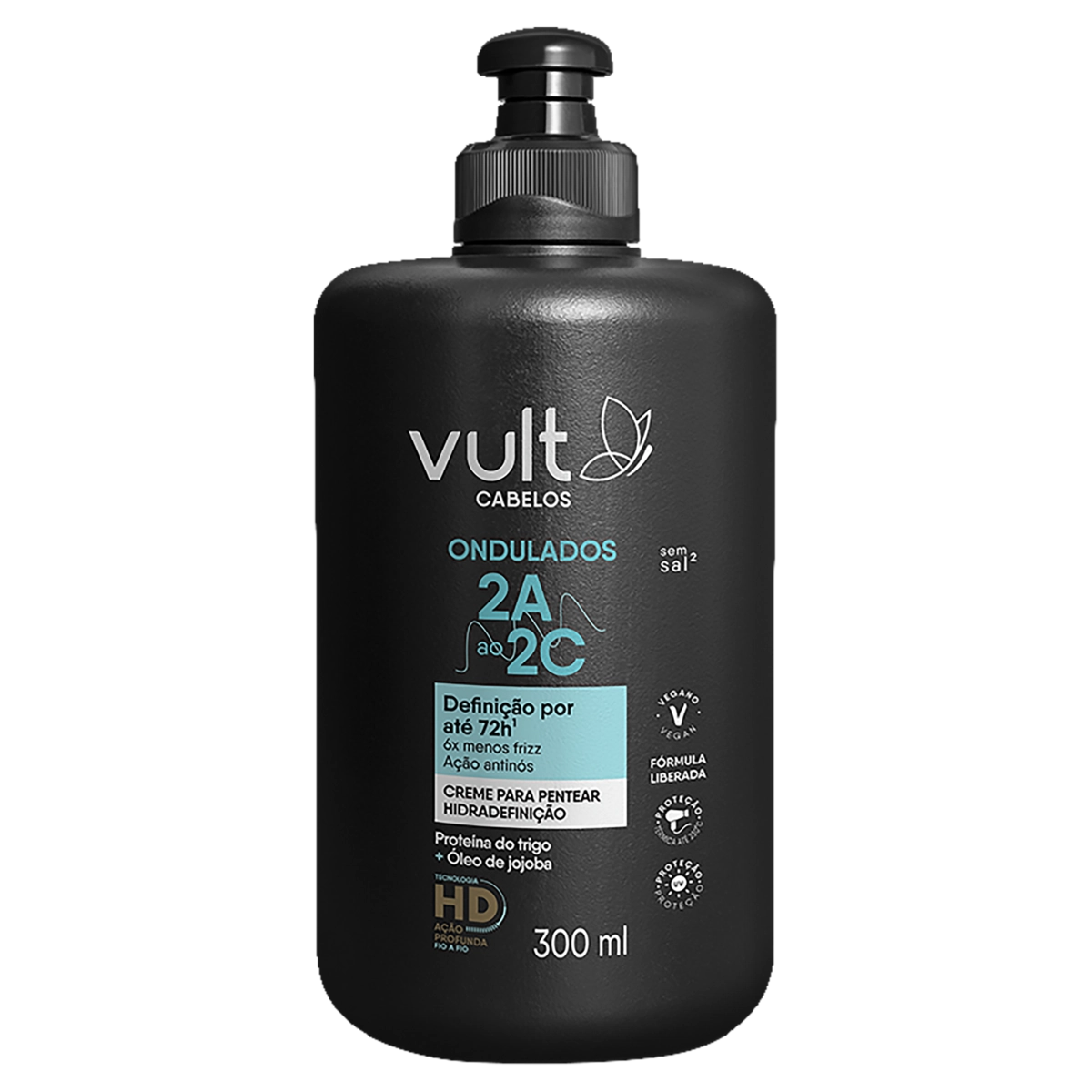 Creme para Pentear Vult Cabelos Ondulados Frasco 300ml