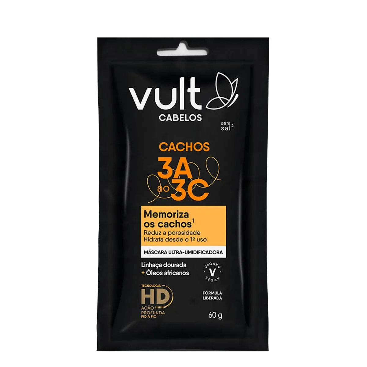 Mascara Tratamento Vult Cachos Sache 60g