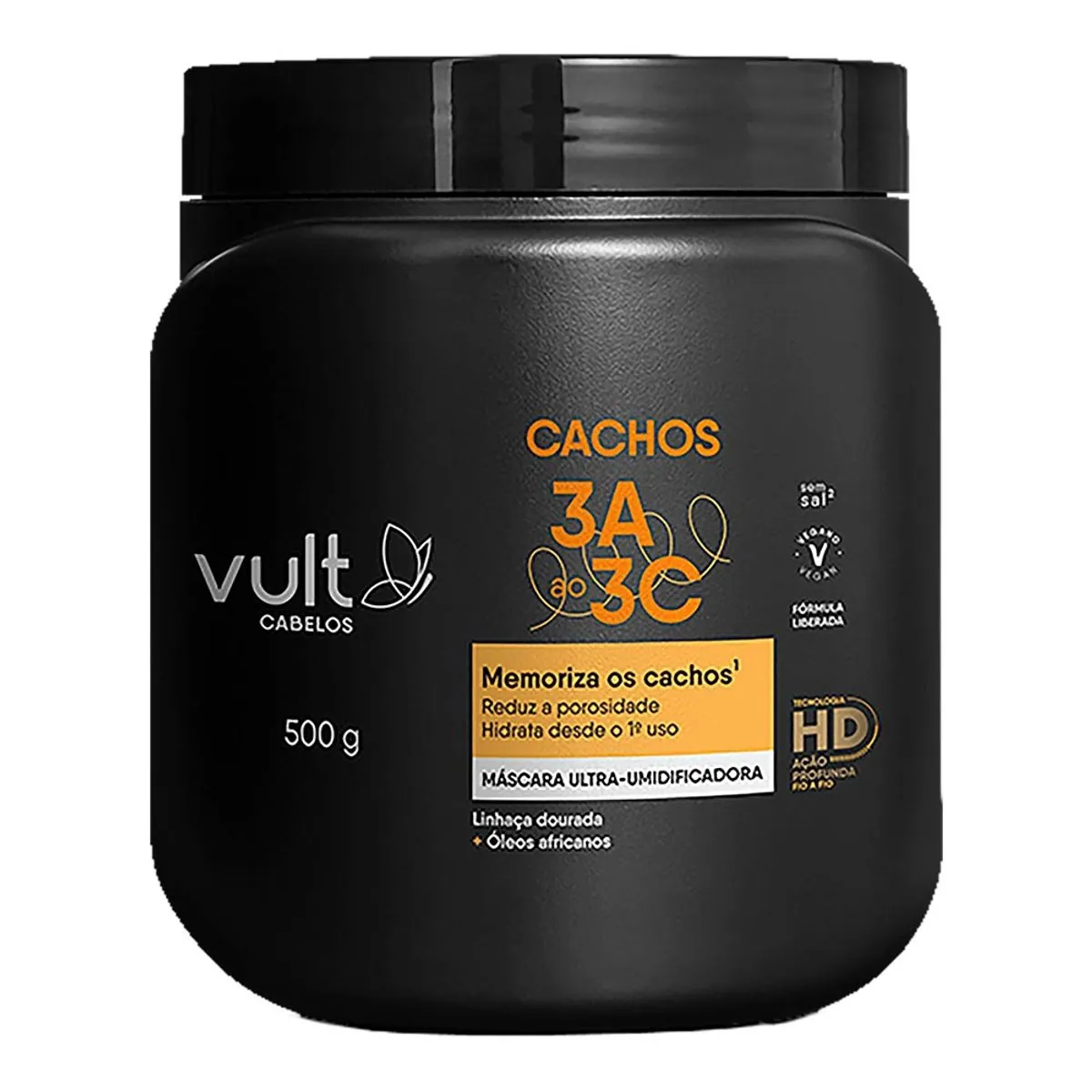 Máscara Vult Cabelos Cachos Pote 500g