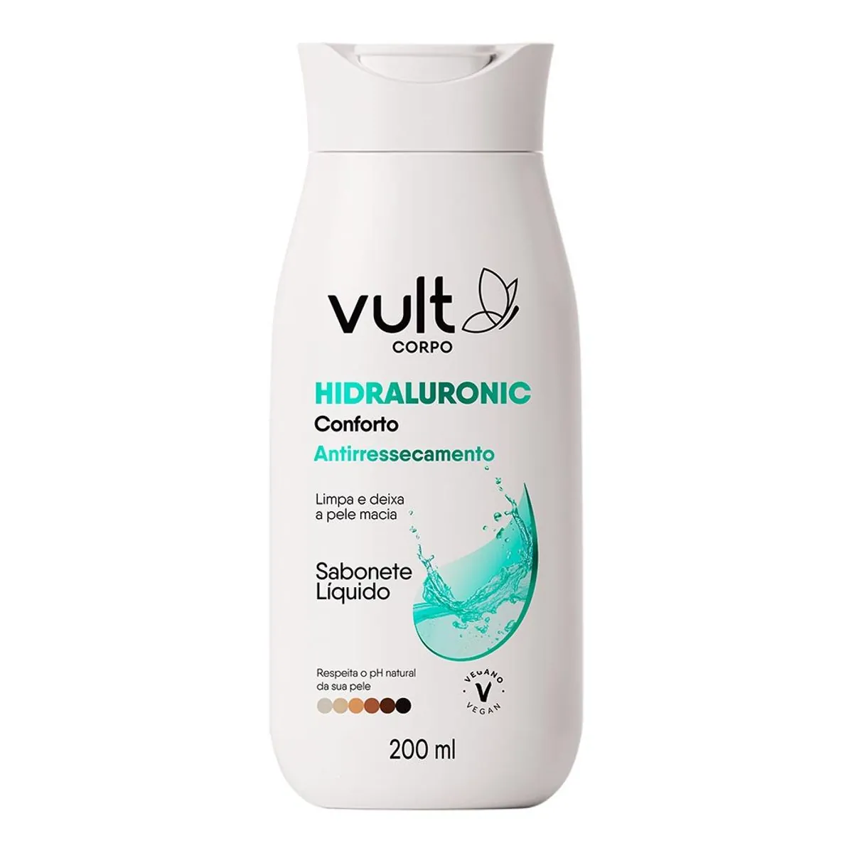 Sabonete Líquido Conforto Vult Corpo Hidraluronic Frasco 200ml