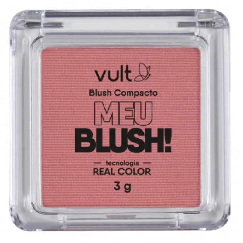 Blush Compacto Vult Meu Blush! Cor Matte Malva 3g