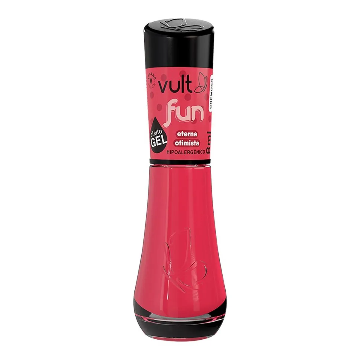 Esmalte Cremoso Efeito Gel Eterna Otimista Vult Fun Frasco 8ml
