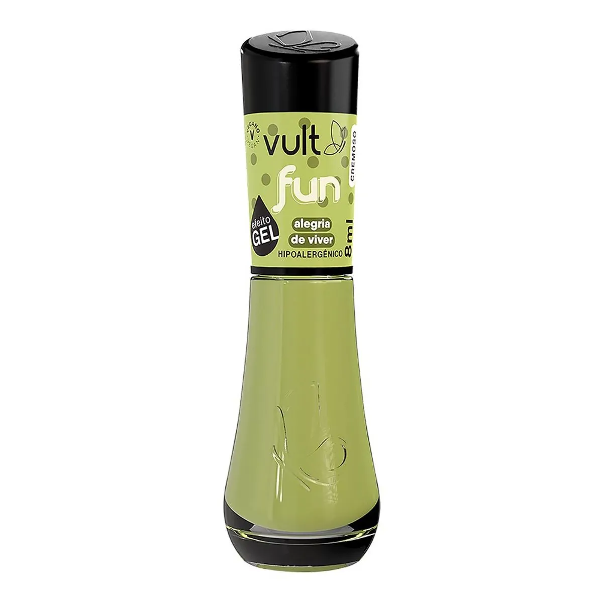 Esmalte Cremoso Efeito Gel Alegria De Viver Vult Fun Frasco 8ml