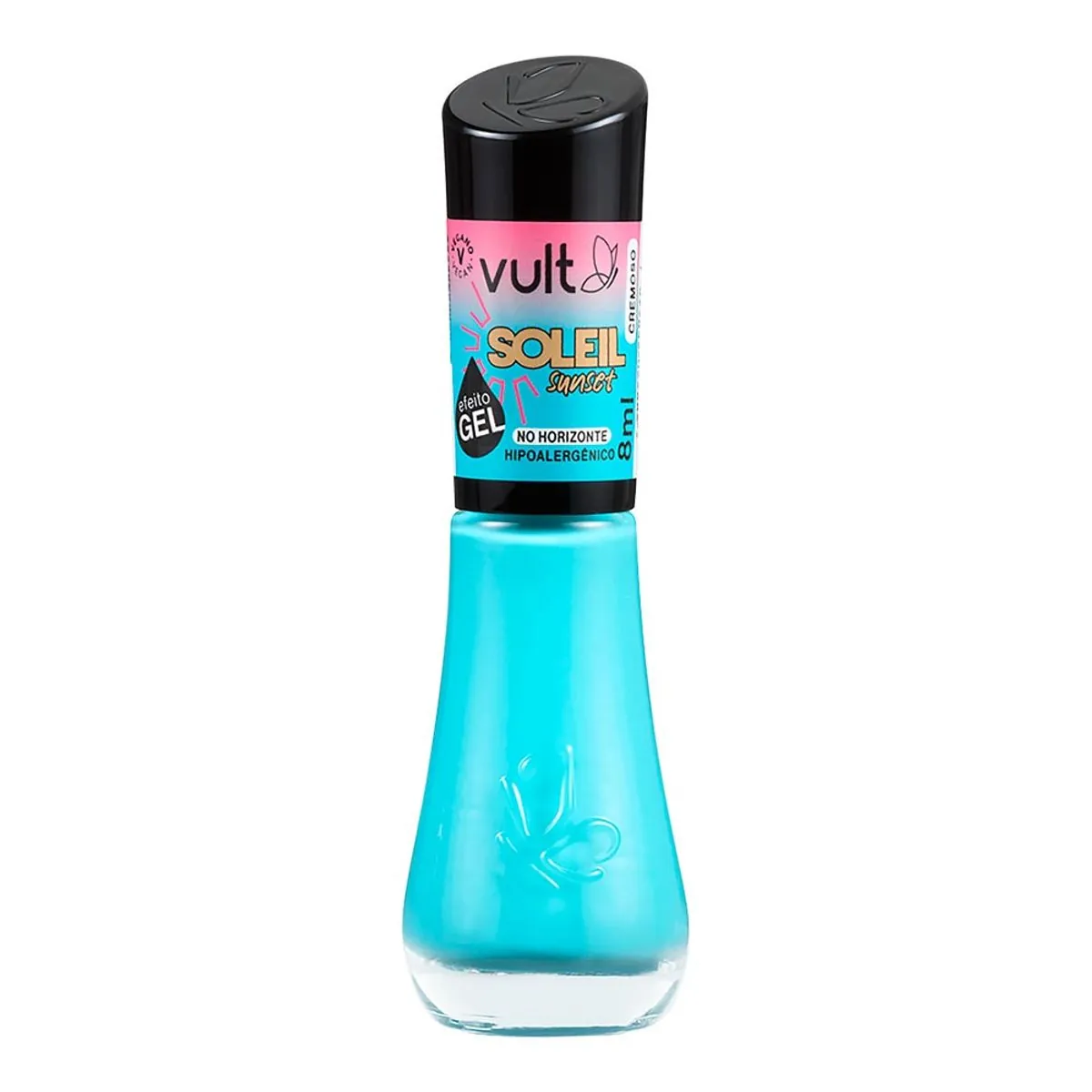 Esmalte Cremoso Efeito Gel No Horizonte Vult Soleil Sunset Frasco 8ml