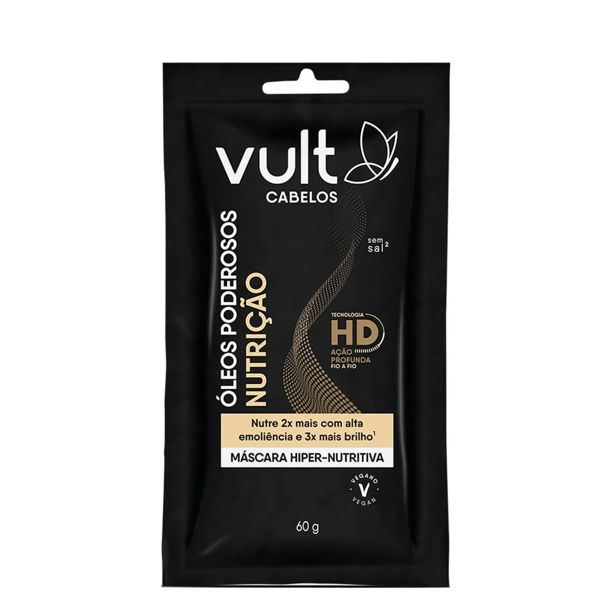 Mascara Tratamento Vult Oleos Poderosos Nutricao Sache 60g