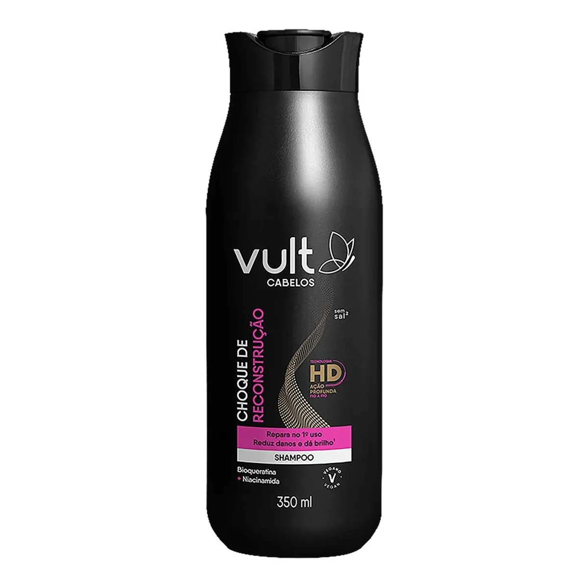 Shampoo Vult Cabelos Choque de Reconstrução Frasco 350ml