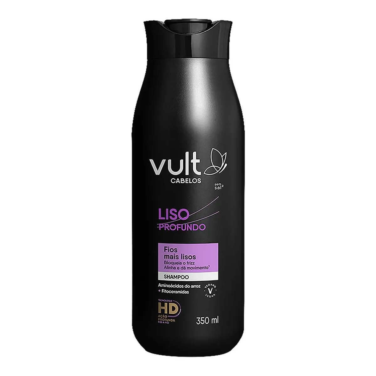 Shampoo Vult Cabelos Liso Profundo Frasco 350ml