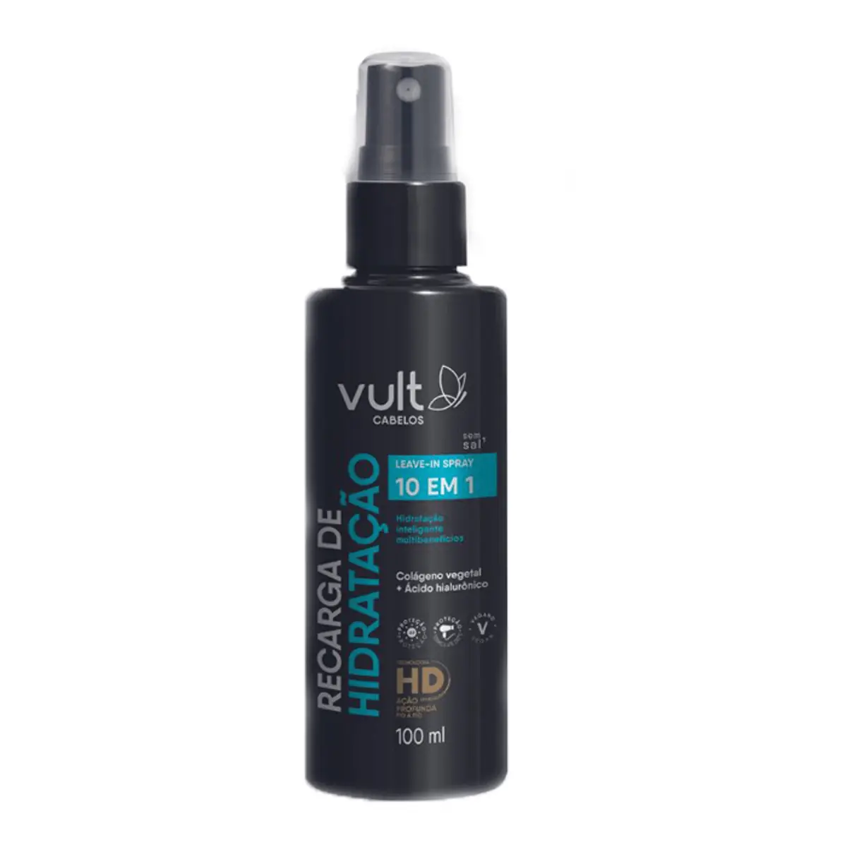 Leave In Vult Cabelos Recarga De Hidratação Frasco 100ml Spray