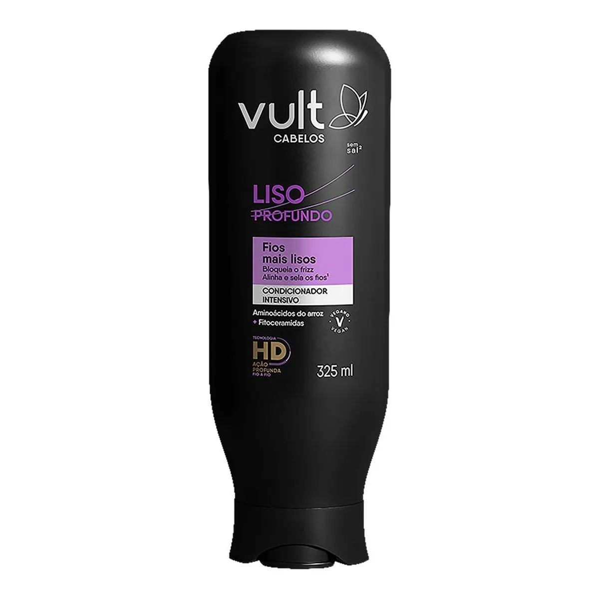 Condicionador Vult Cabelos Liso Profundo Frasco 325ml