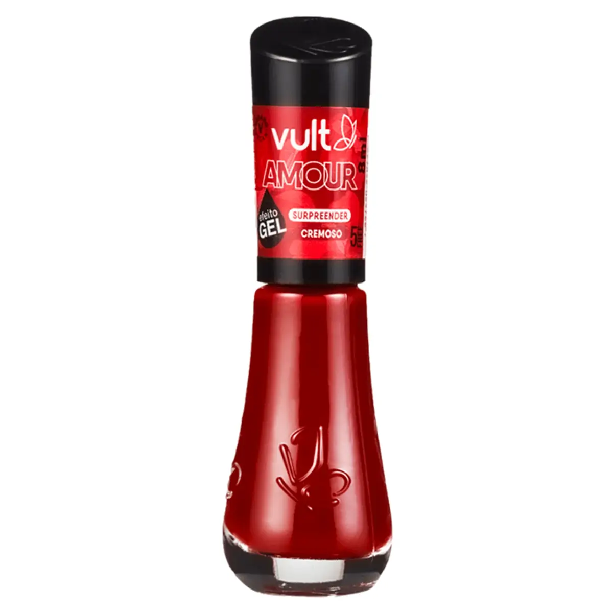 Esmalte Cremoso Efeito Gel Surpreender Vult Amour Frasco 8ml