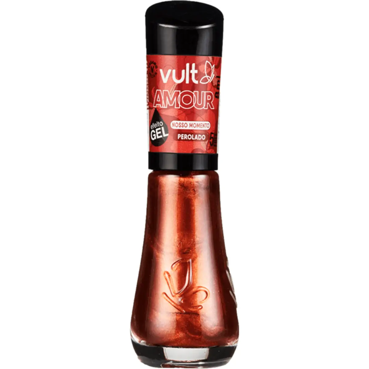 Esmalte Perolado Efeito Gel Nosso Momento Vult Amour Frasco 8ml