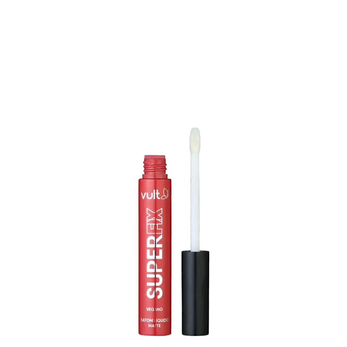 Batom Líquido Matte Vermelho Profundo Vult Super Fix 5ml