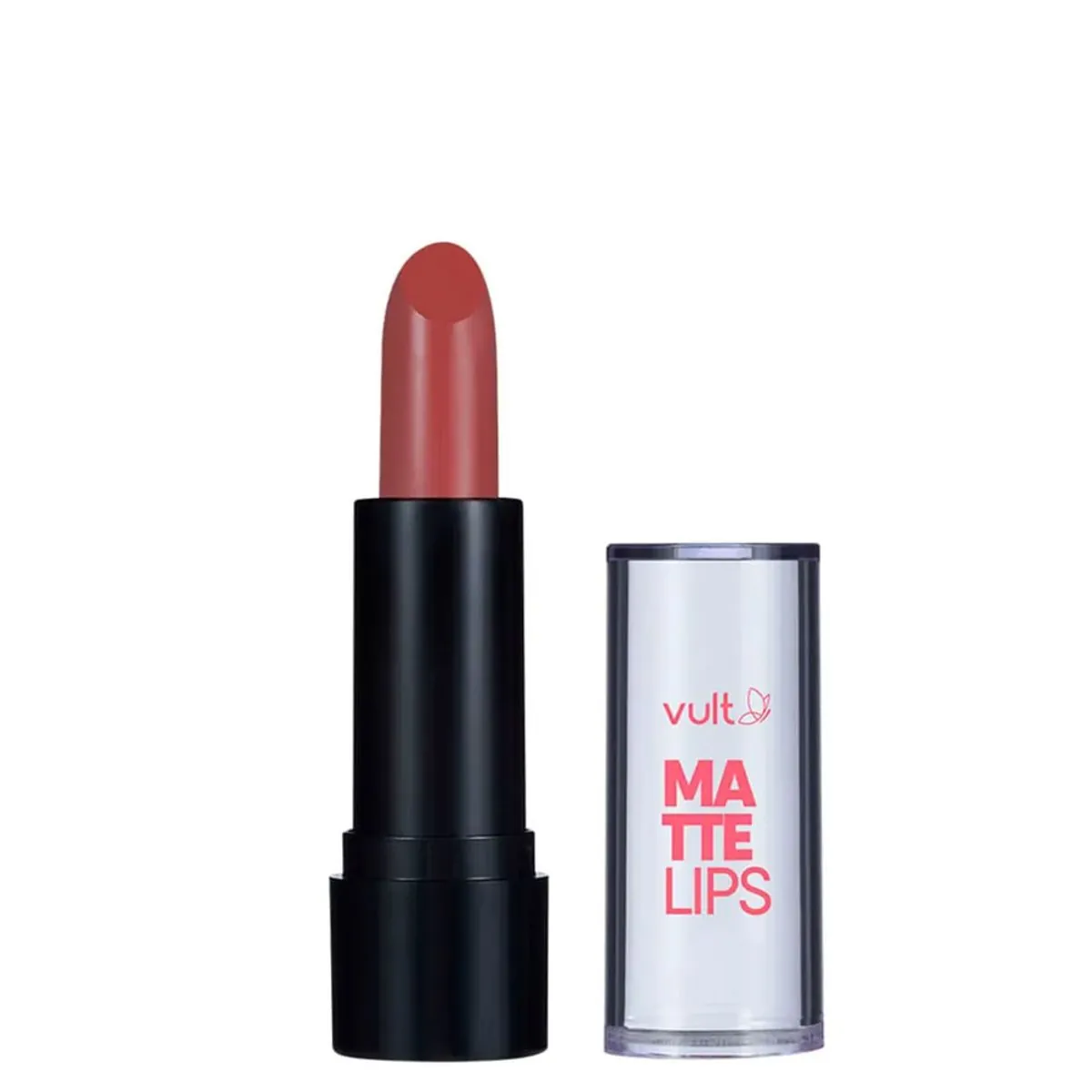 Batom Bastão Rosa Paixão Vult Matte Lips 3,8g