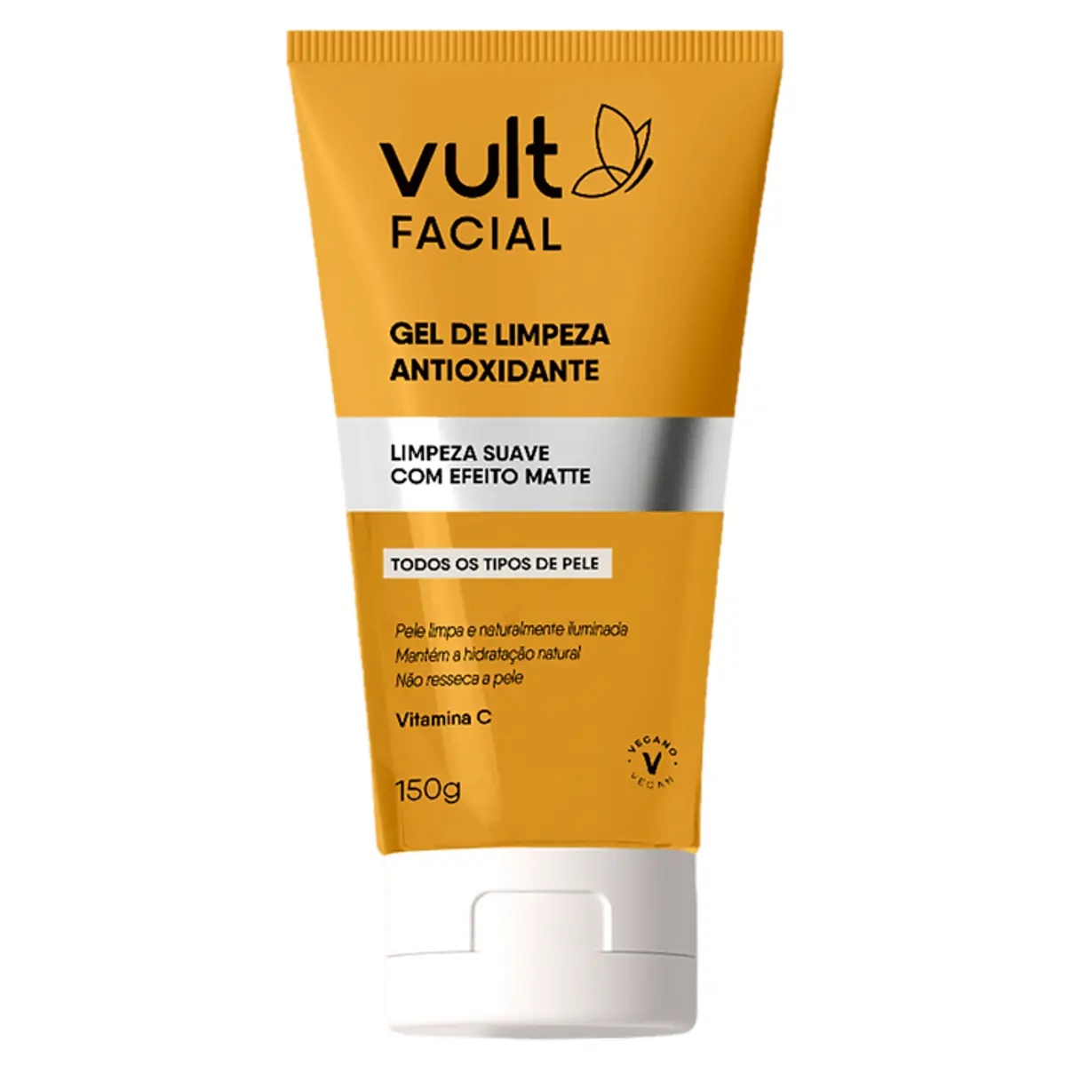Gel De Limpeza Facial Antioxidante Efeito Matte Vult Bisnaga 150g